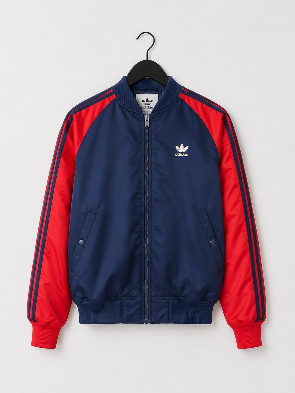 adidas Men's Navy and Red Jean-Style Jacket